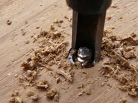 simply drill around the broken screw